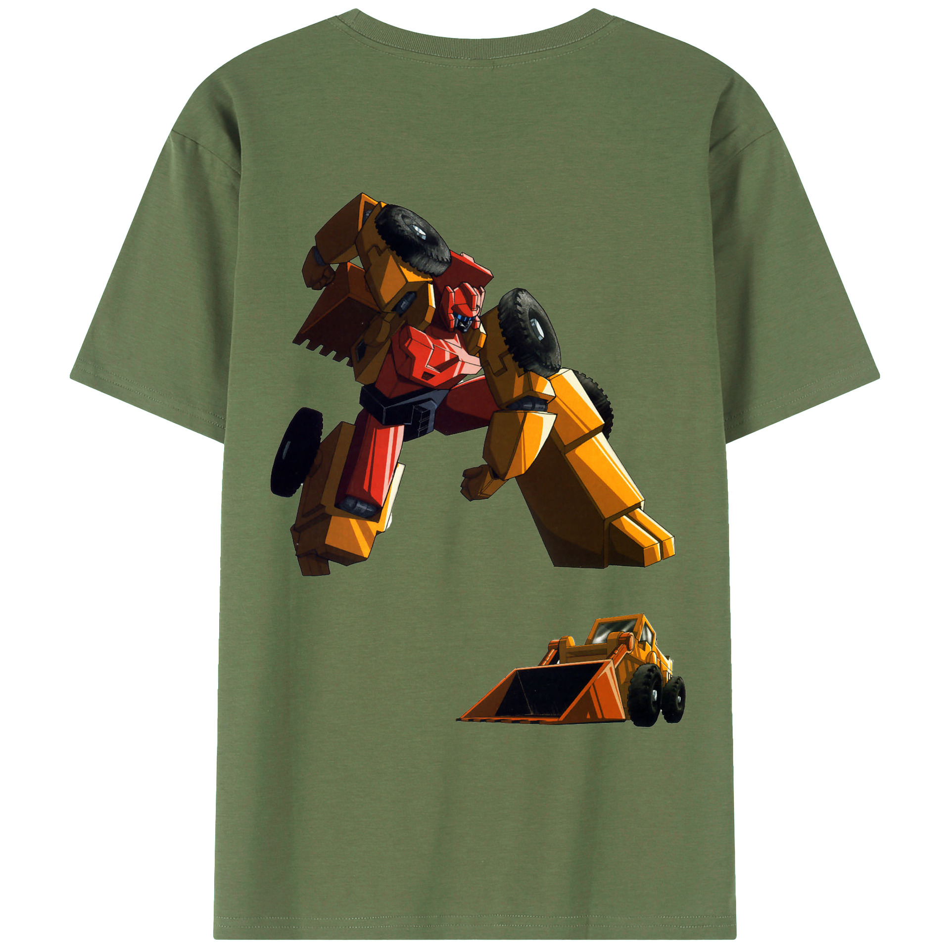 （画像用）  綿100％ メンズ半袖Tシャツ（バックプリント） 通気性